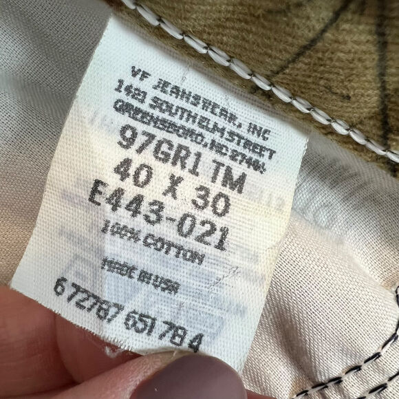 VTG Wrangler Pants Mens 40x30 Camo Outdoor Hunting Camping Y2K Grunge Streetwear - Picture 10 of 14